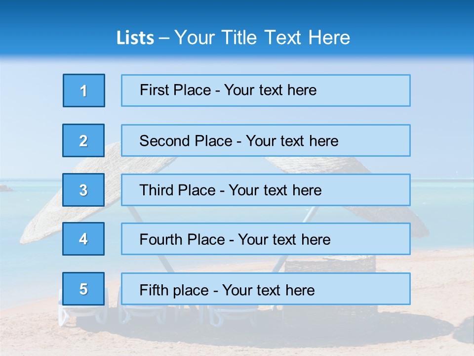 Splashing Vacation Aquatic PowerPoint Template