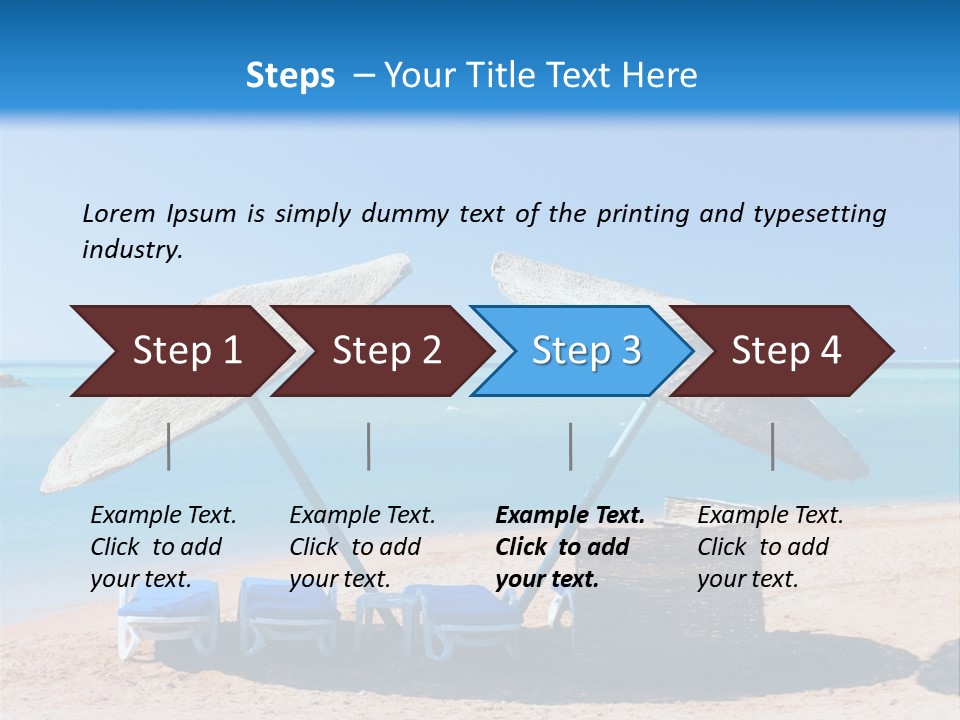 Splashing Vacation Aquatic PowerPoint Template