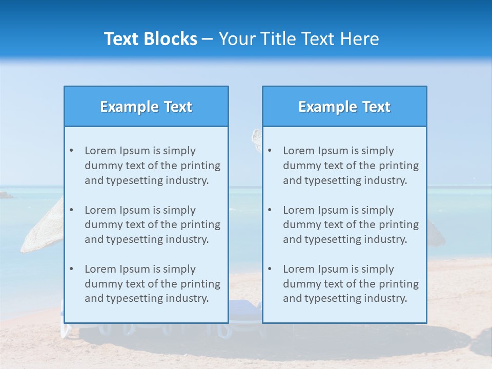 Splashing Vacation Aquatic PowerPoint Template