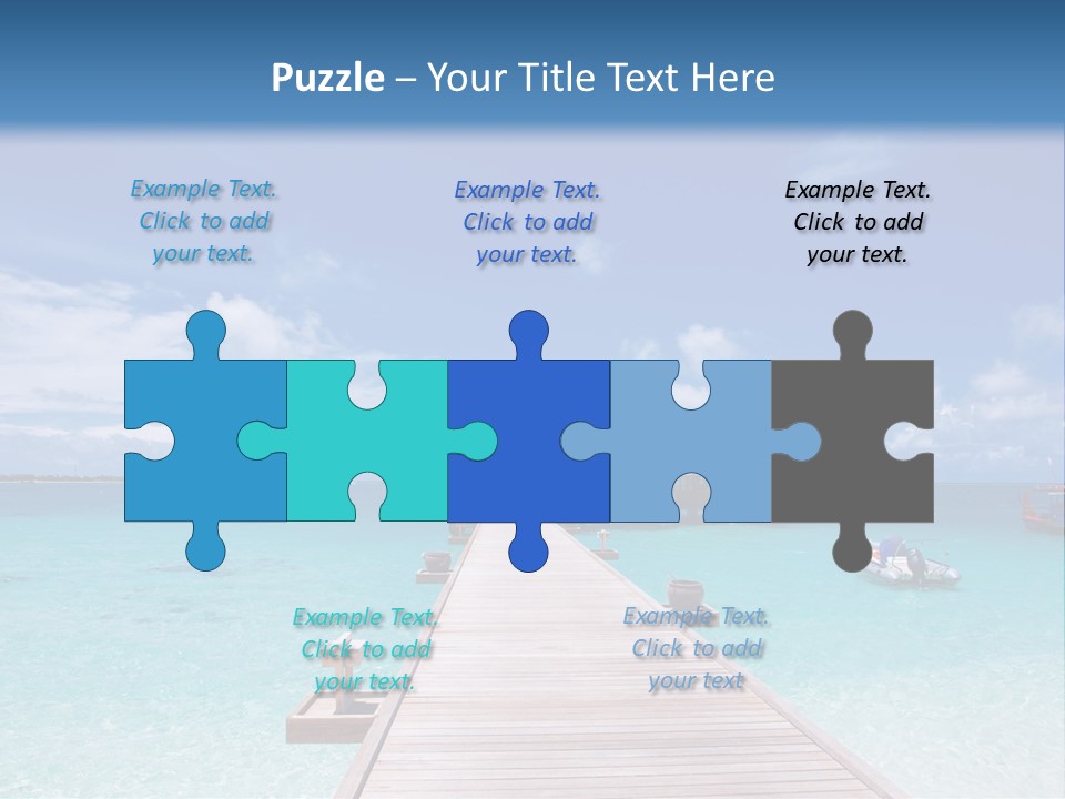 Edge Coastline Island PowerPoint Template