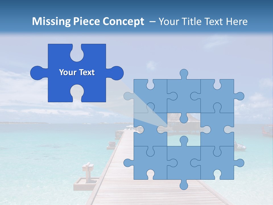 Edge Coastline Island PowerPoint Template