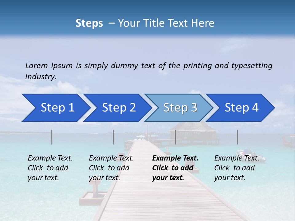 Edge Coastline Island PowerPoint Template
