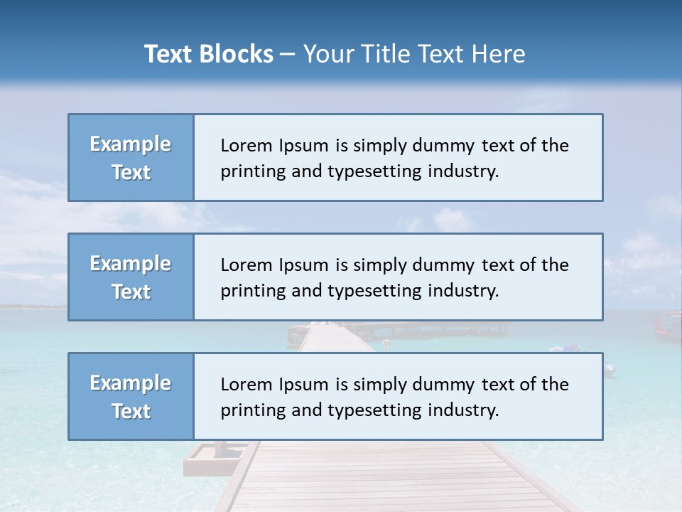 Edge Coastline Island PowerPoint Template