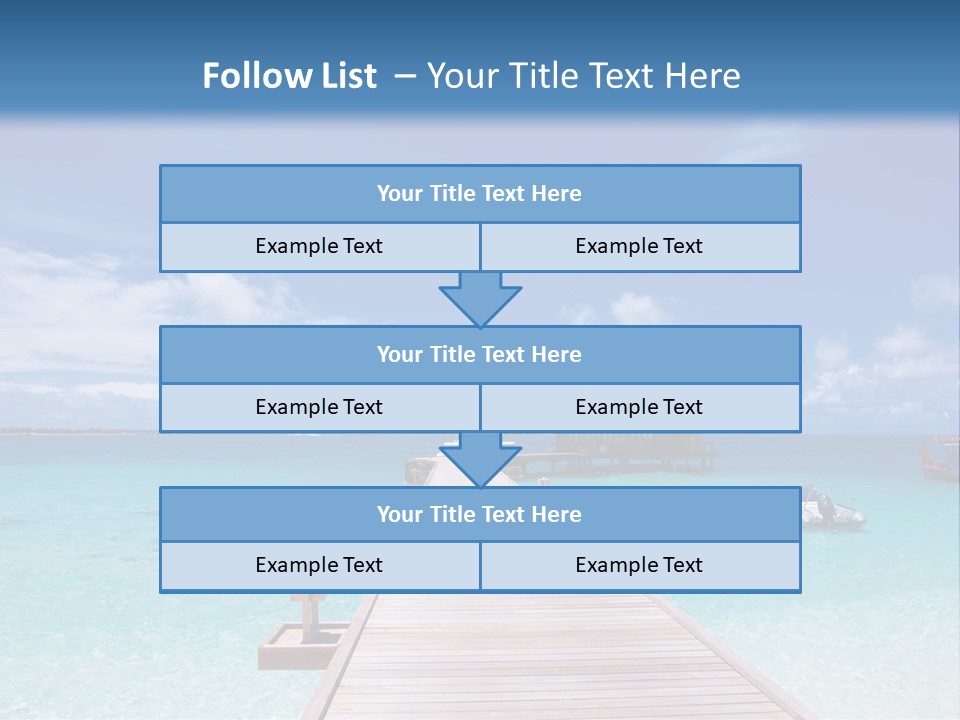 Edge Coastline Island PowerPoint Template
