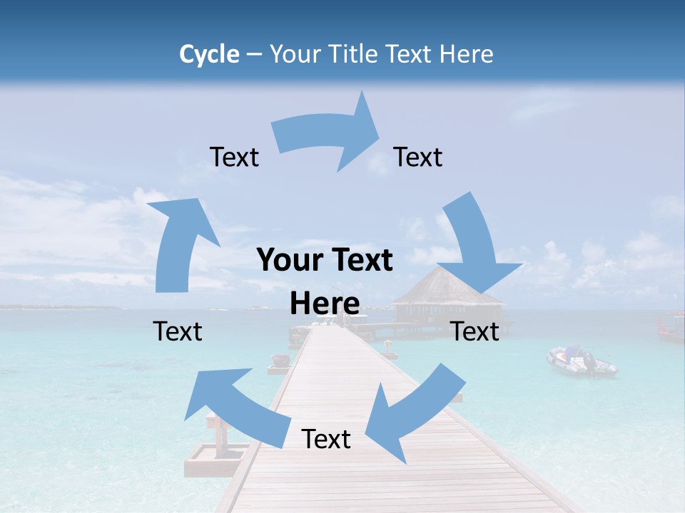Edge Coastline Island PowerPoint Template