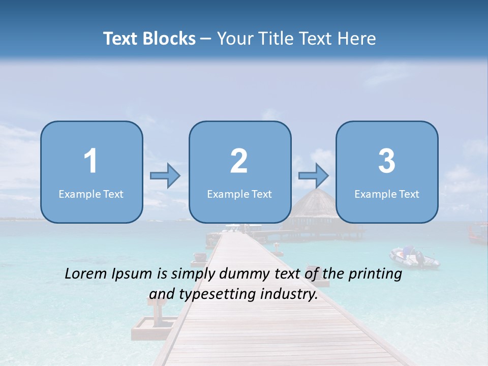 Edge Coastline Island PowerPoint Template