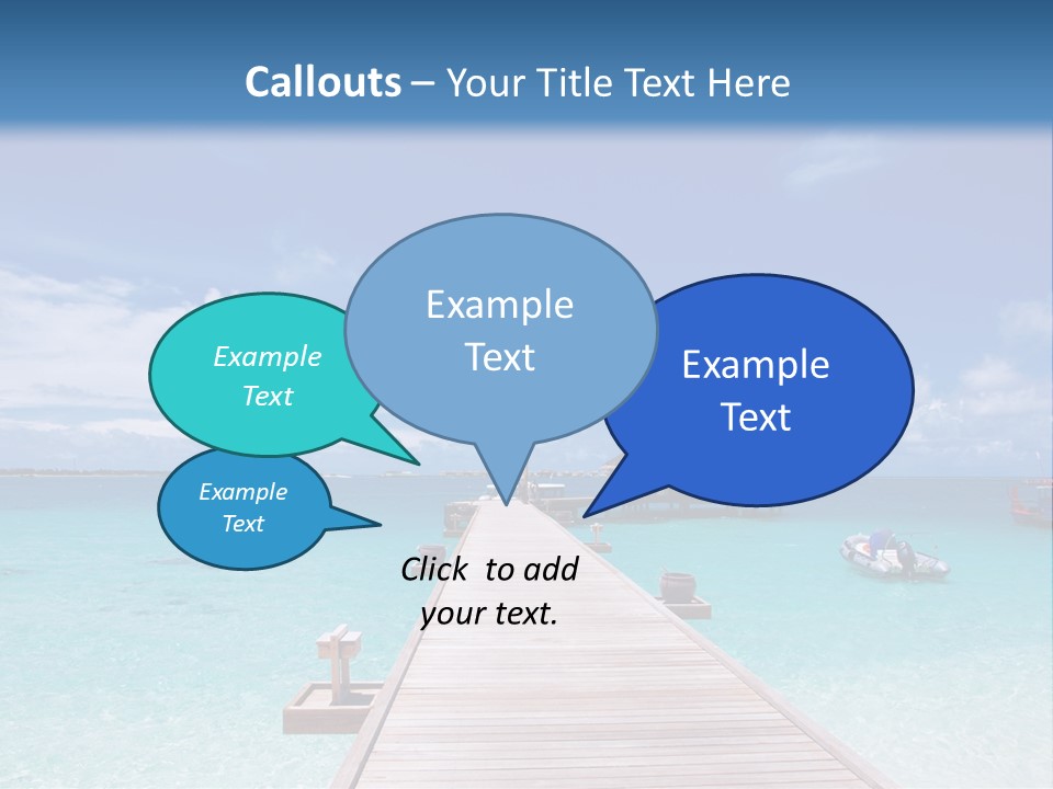 Edge Coastline Island PowerPoint Template