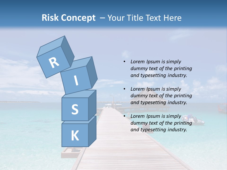 Edge Coastline Island PowerPoint Template