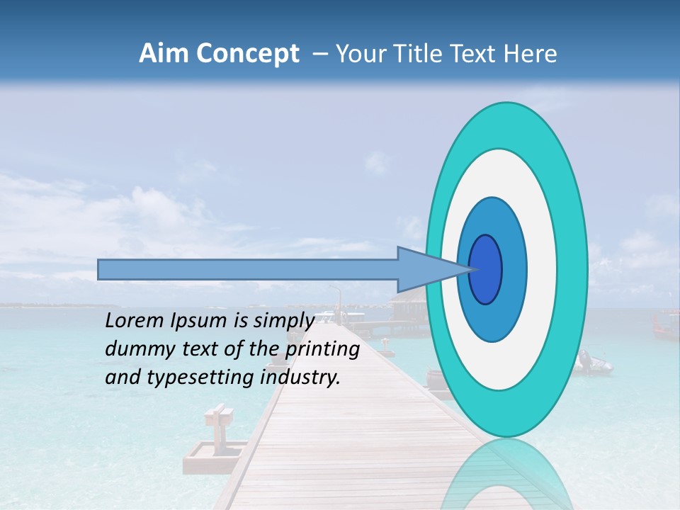 Edge Coastline Island PowerPoint Template