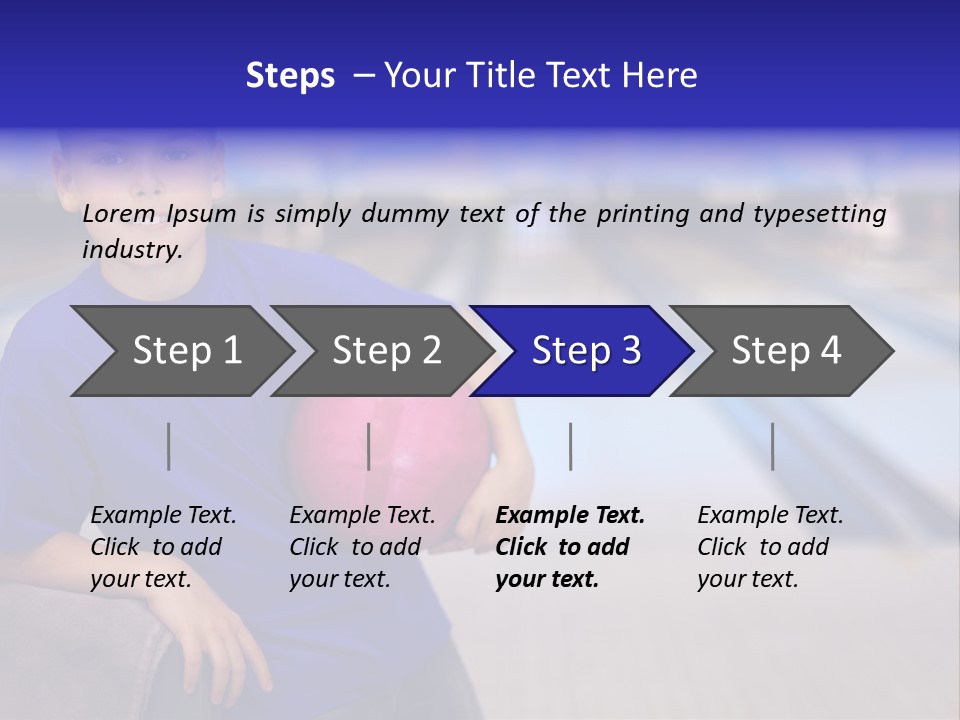 Light People Strike PowerPoint Template