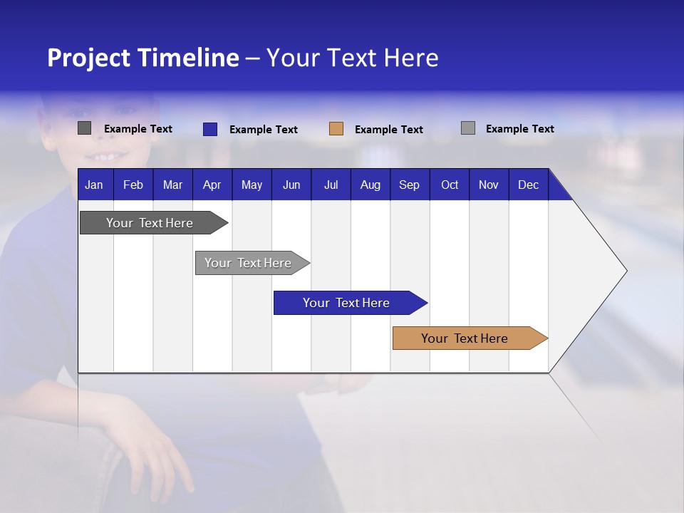 Light People Strike PowerPoint Template
