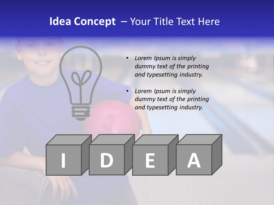 Light People Strike PowerPoint Template