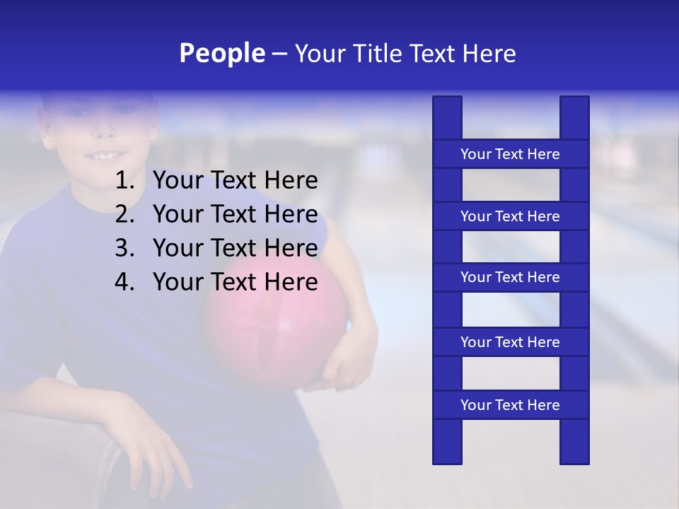 Light People Strike PowerPoint Template