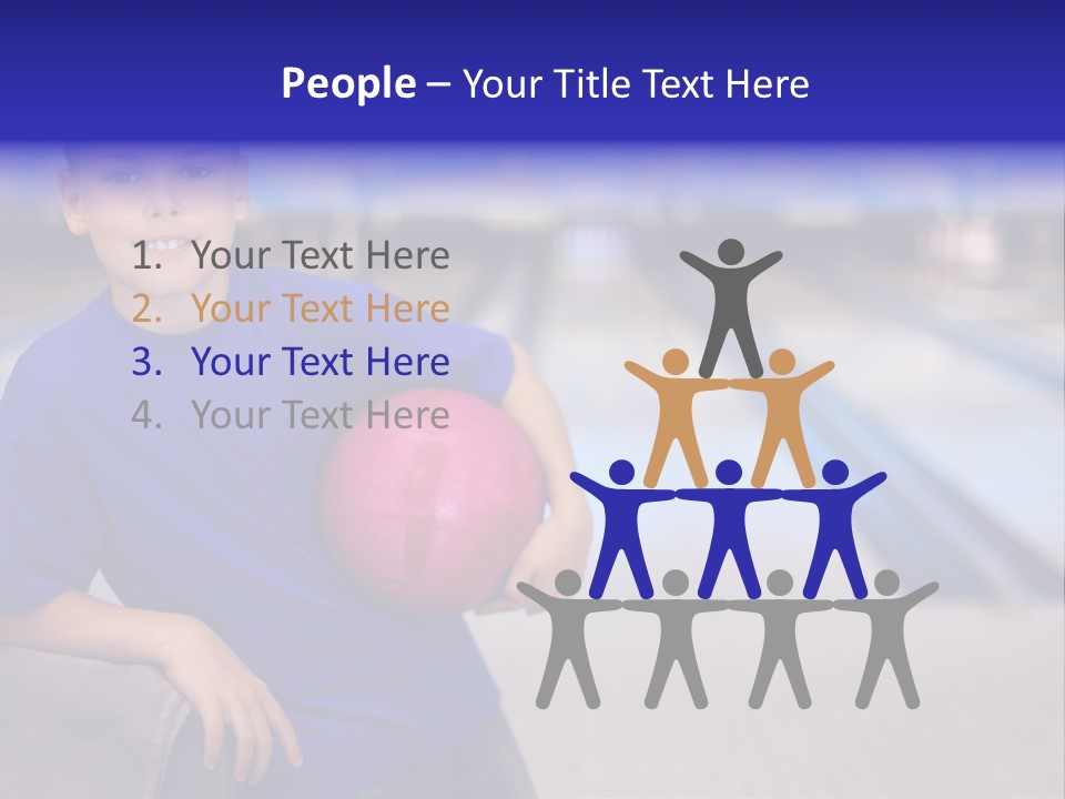 Light People Strike PowerPoint Template