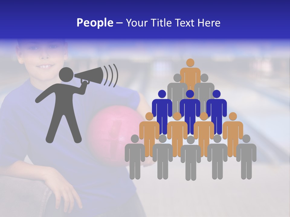 Light People Strike PowerPoint Template