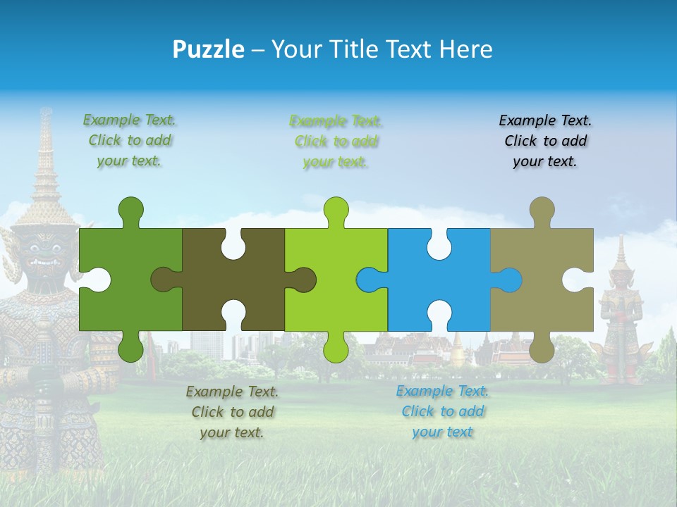 Summer Asia Countryside PowerPoint Template