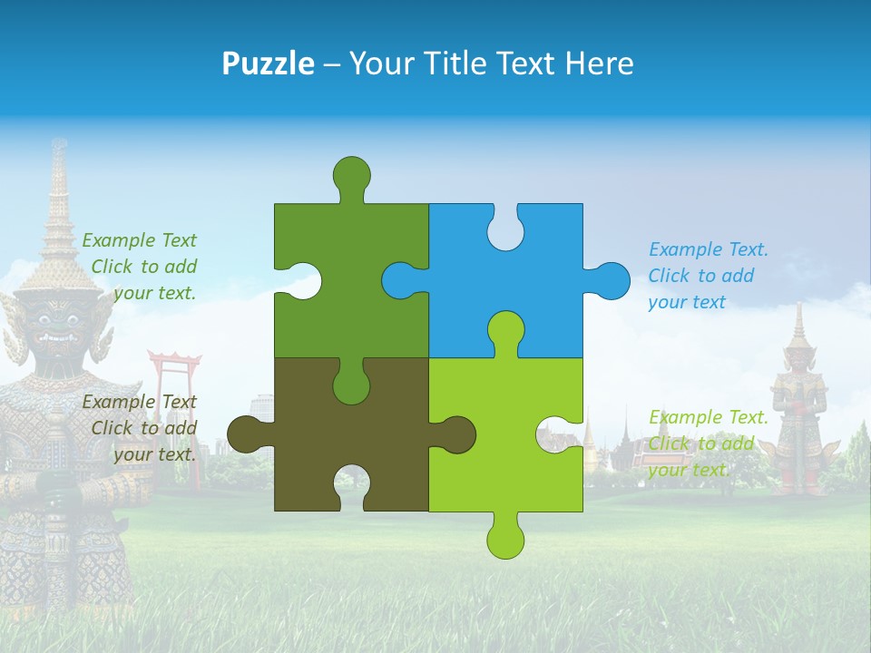 Summer Asia Countryside PowerPoint Template