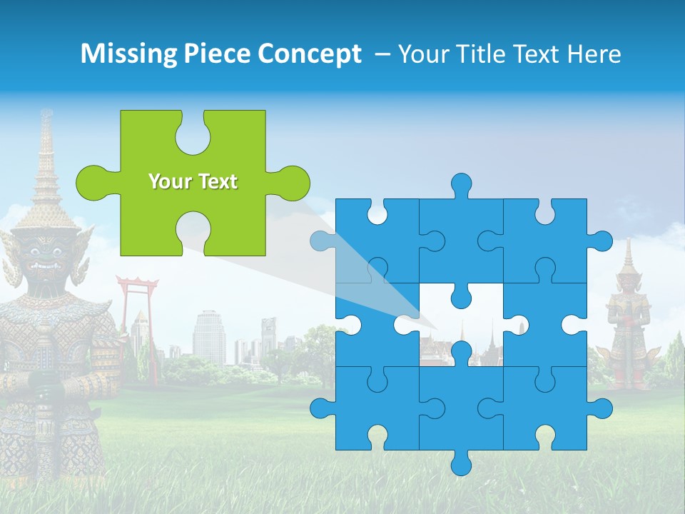 Summer Asia Countryside PowerPoint Template