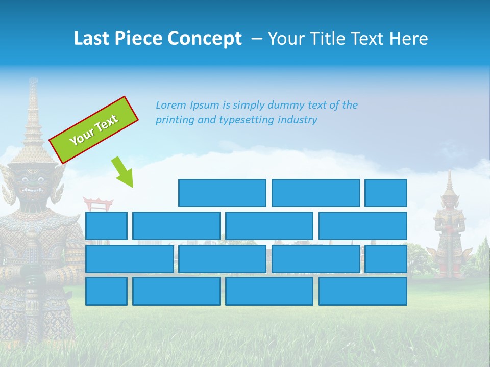 Summer Asia Countryside PowerPoint Template