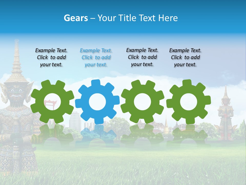 Summer Asia Countryside PowerPoint Template