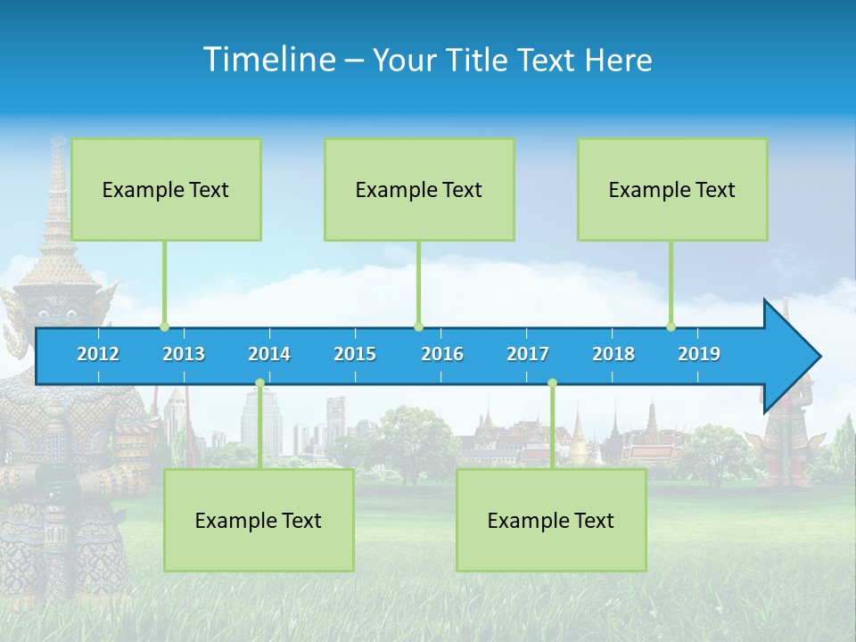 Summer Asia Countryside PowerPoint Template