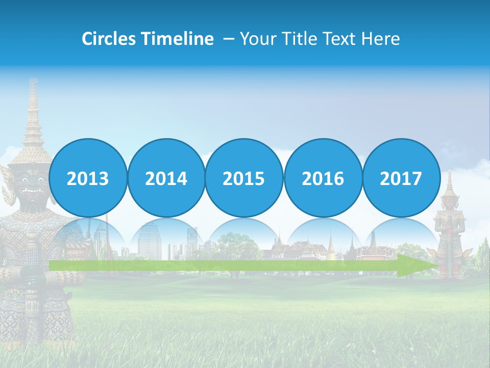 Summer Asia Countryside PowerPoint Template