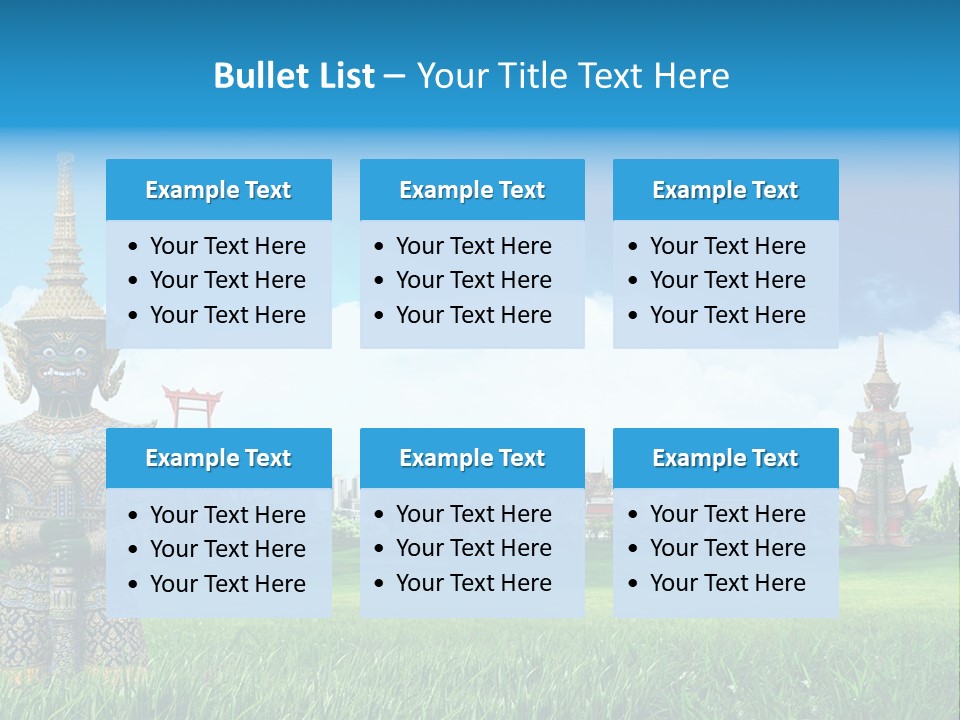 Summer Asia Countryside PowerPoint Template