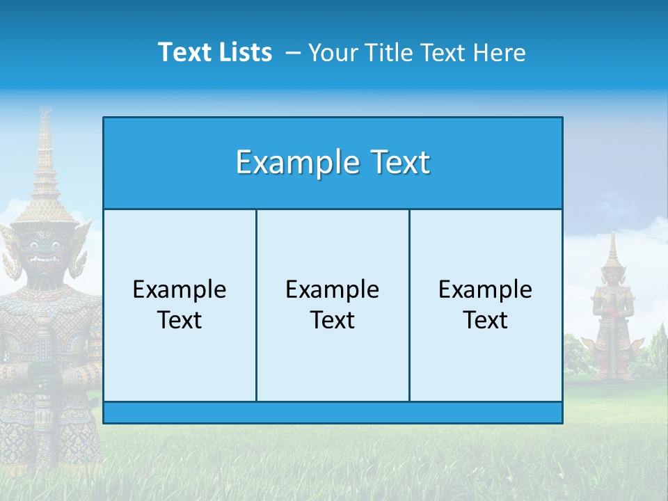 Summer Asia Countryside PowerPoint Template