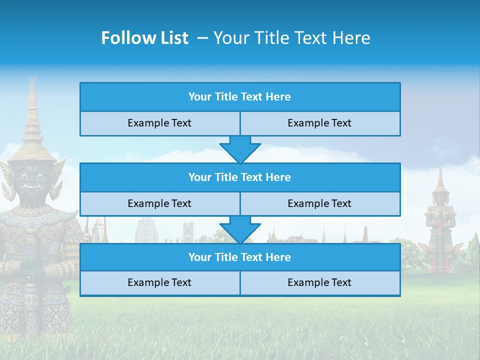 Summer Asia Countryside PowerPoint Template