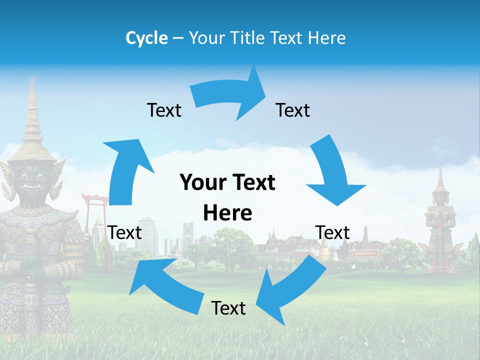 Summer Asia Countryside PowerPoint Template