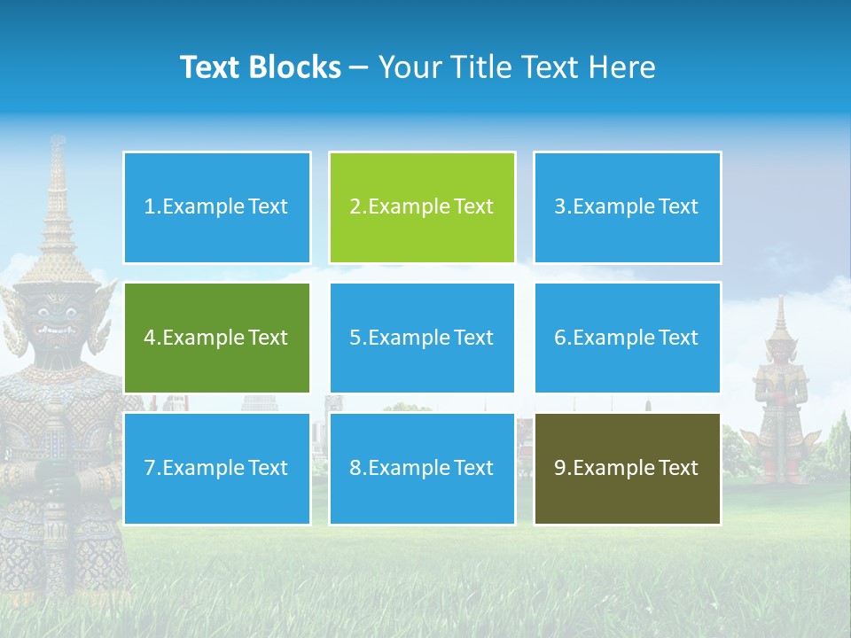 Summer Asia Countryside PowerPoint Template