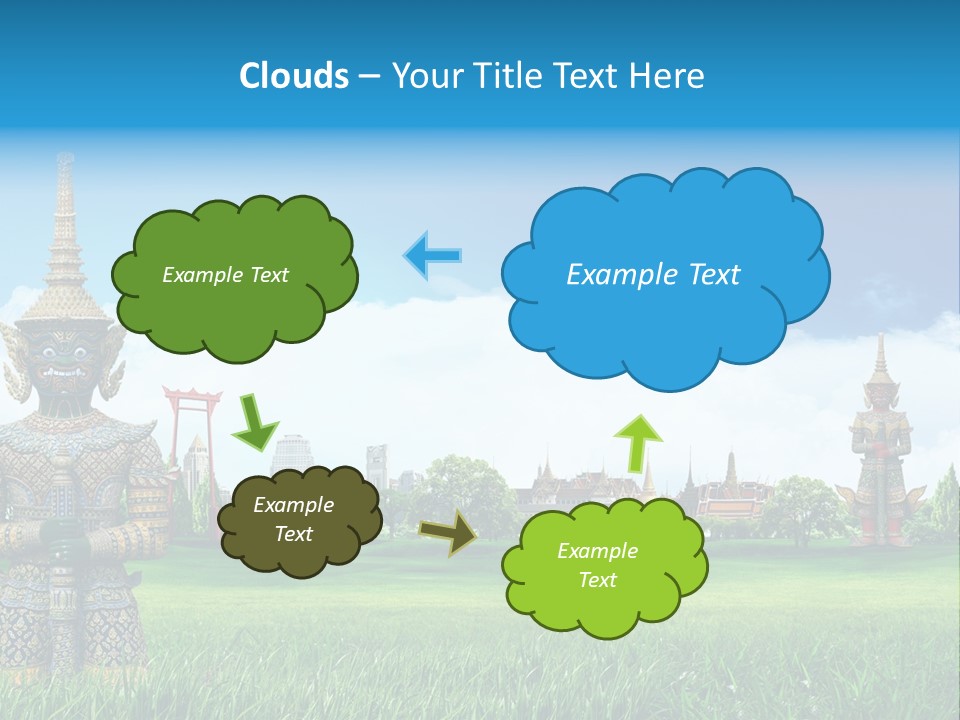 Summer Asia Countryside PowerPoint Template