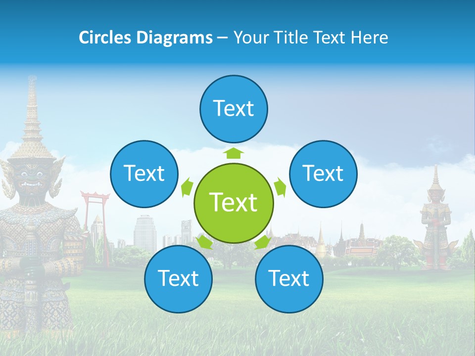 Summer Asia Countryside PowerPoint Template