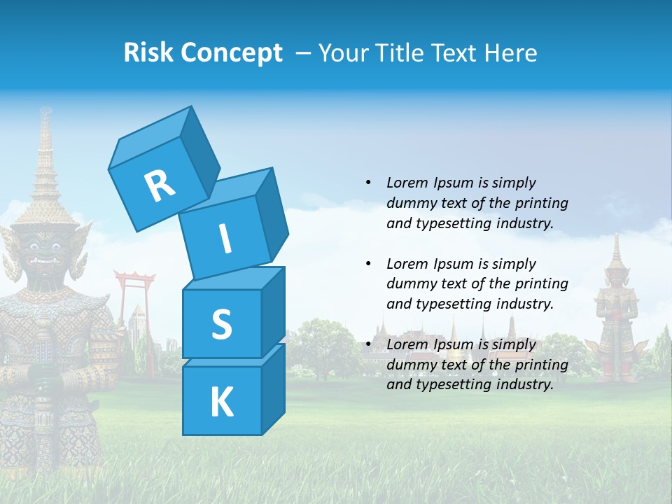 Summer Asia Countryside PowerPoint Template