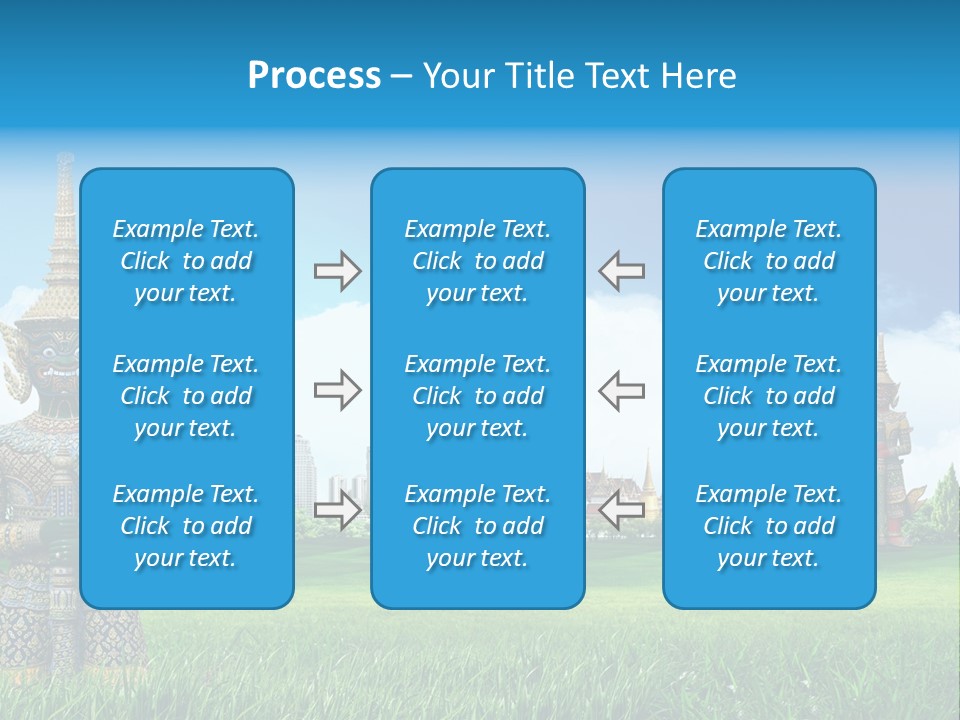 Summer Asia Countryside PowerPoint Template