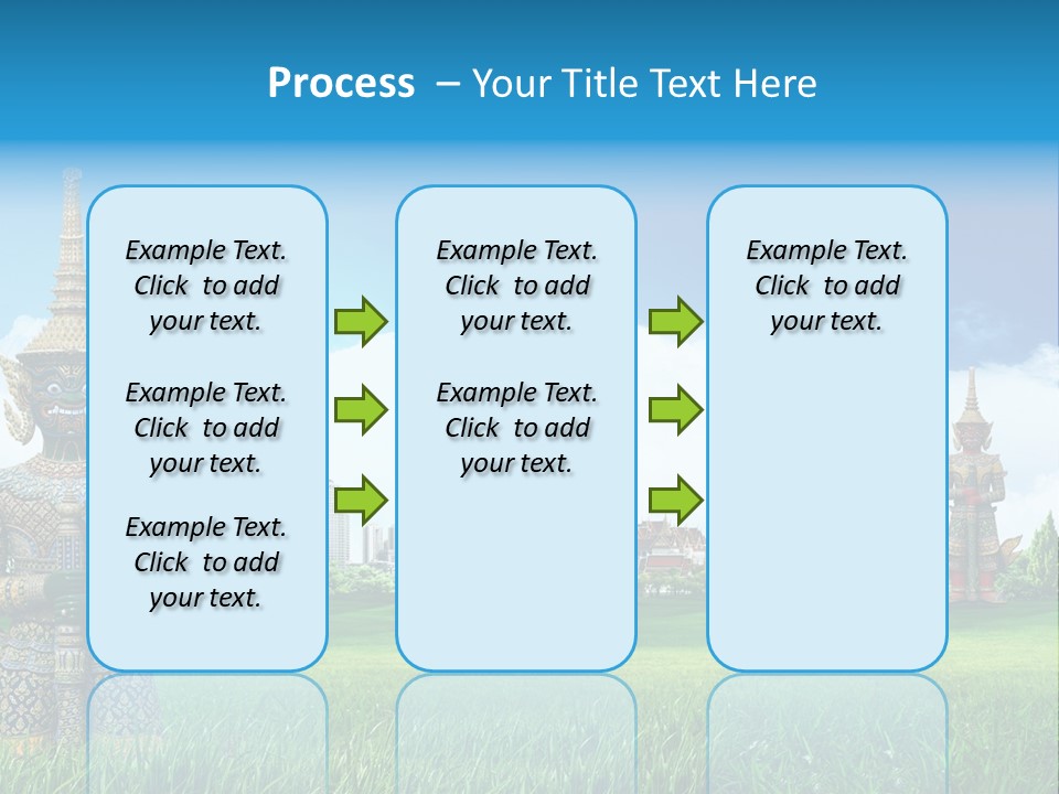 Summer Asia Countryside PowerPoint Template
