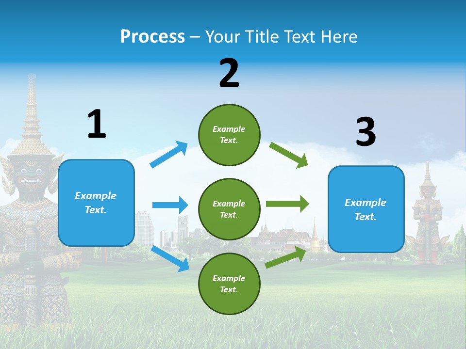Summer Asia Countryside PowerPoint Template