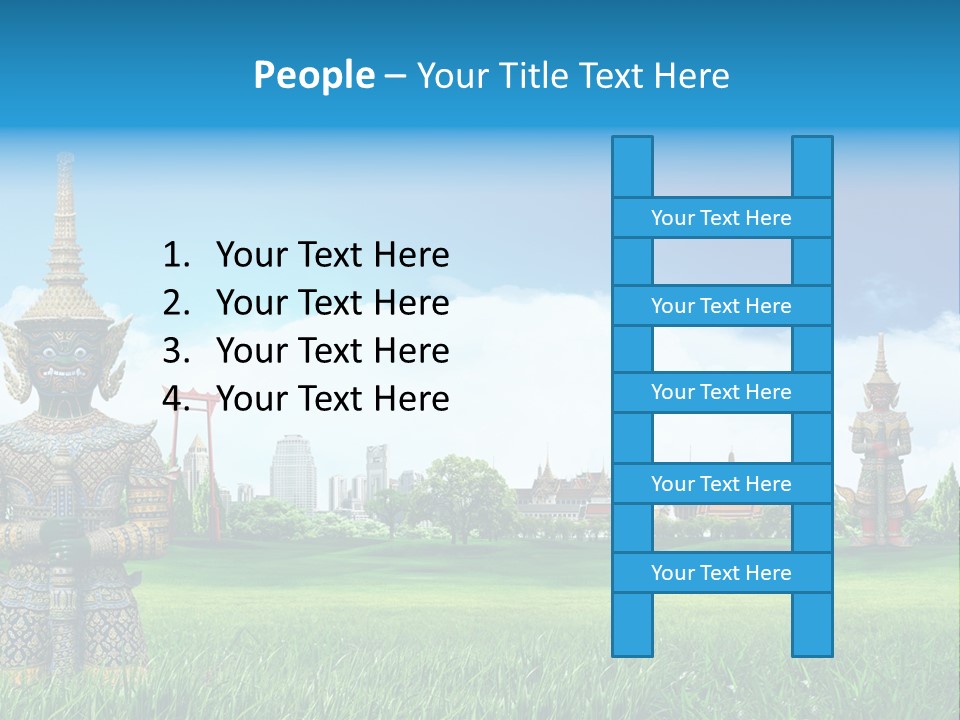 Summer Asia Countryside PowerPoint Template