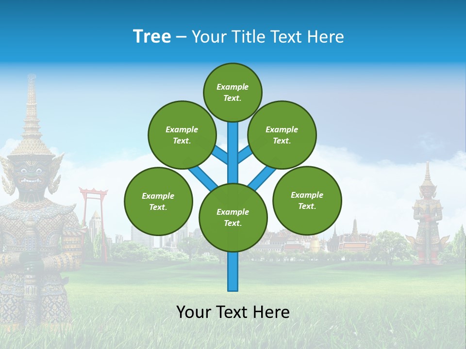 Summer Asia Countryside PowerPoint Template