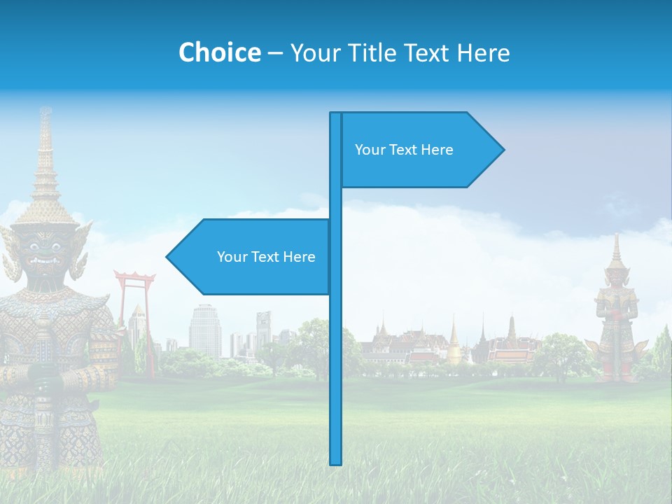 Summer Asia Countryside PowerPoint Template