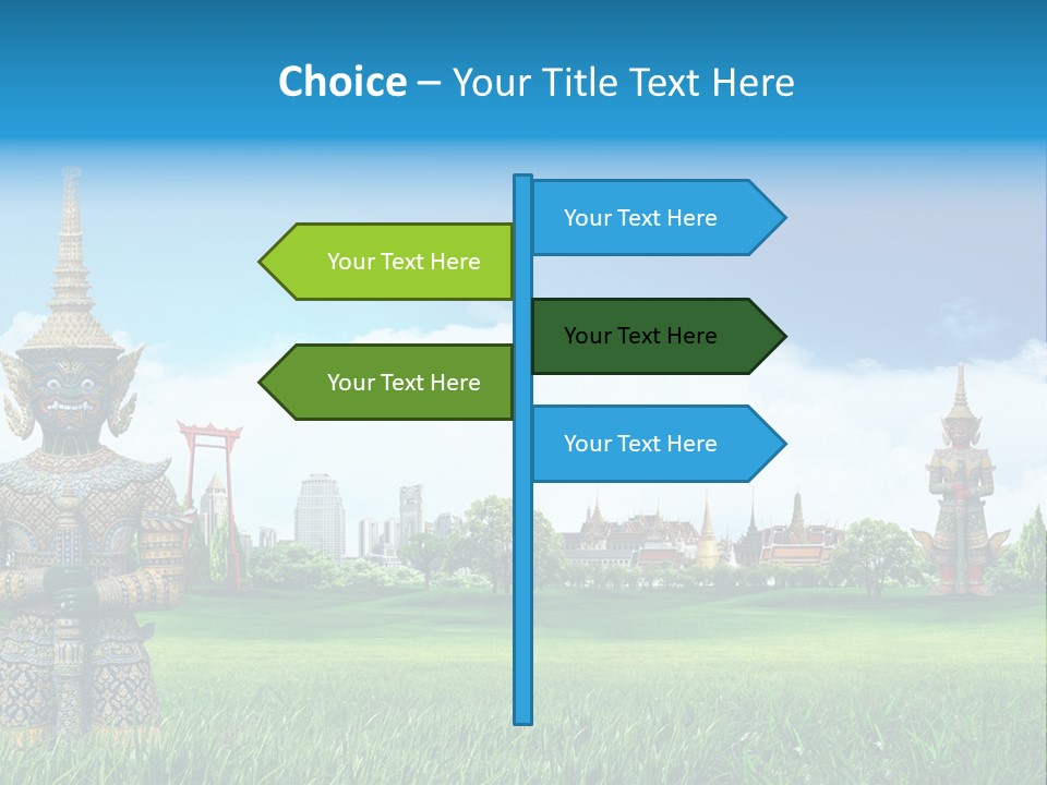 Summer Asia Countryside PowerPoint Template