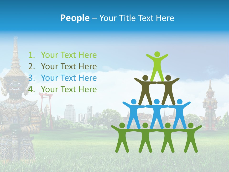 Summer Asia Countryside PowerPoint Template