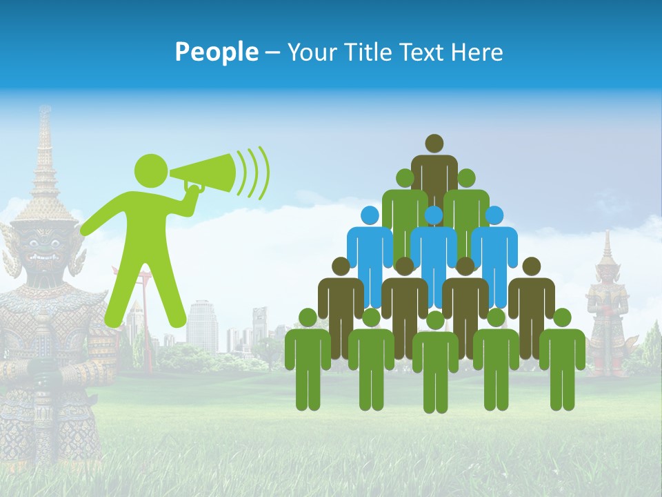 Summer Asia Countryside PowerPoint Template