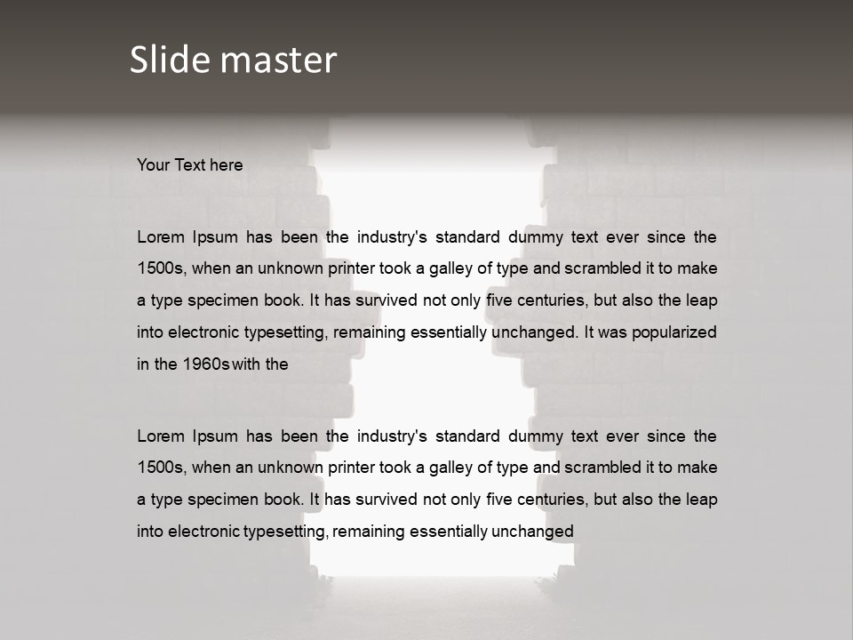 Closed Conceptual Secret PowerPoint Template