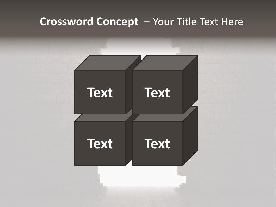 Closed Conceptual Secret PowerPoint Template