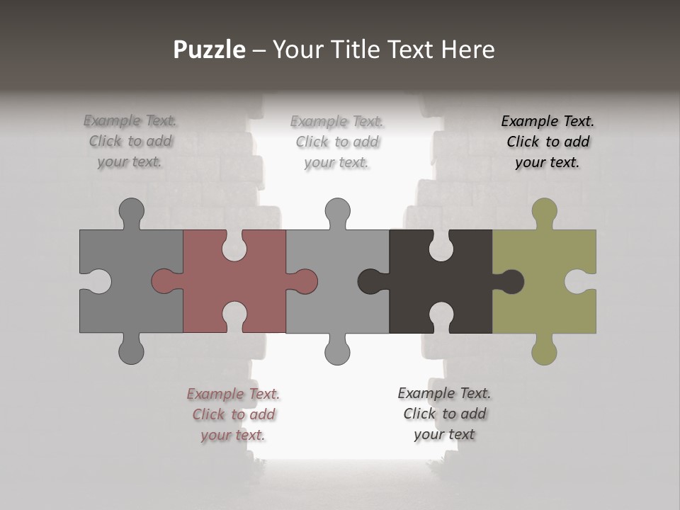 Closed Conceptual Secret PowerPoint Template