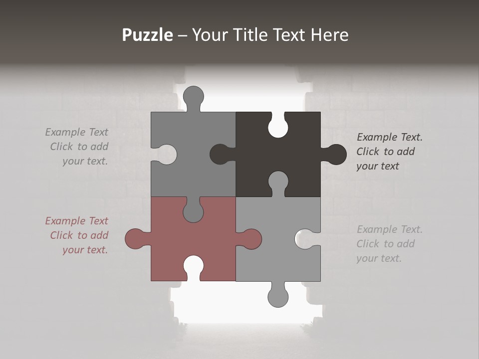Closed Conceptual Secret PowerPoint Template