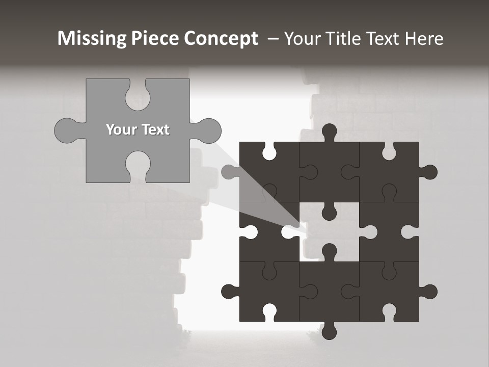 Closed Conceptual Secret PowerPoint Template