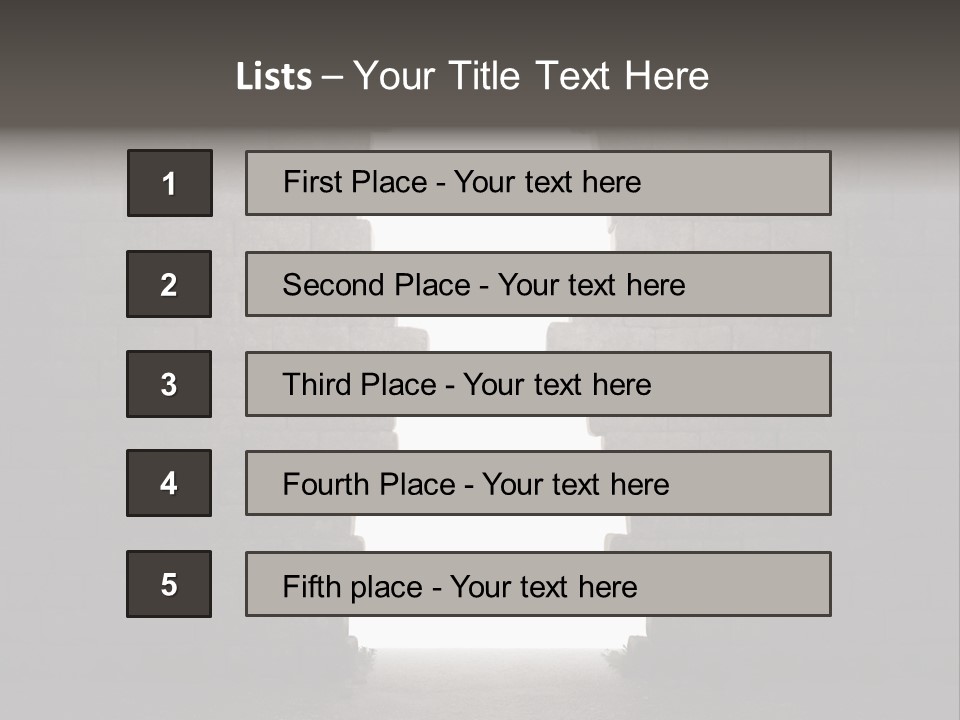Closed Conceptual Secret PowerPoint Template