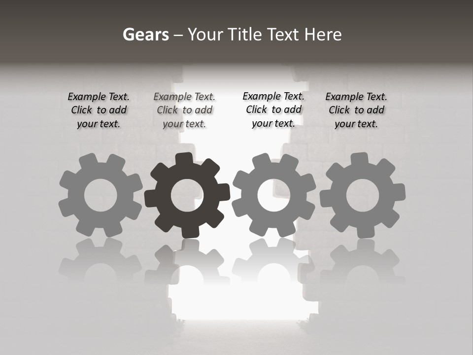 Closed Conceptual Secret PowerPoint Template